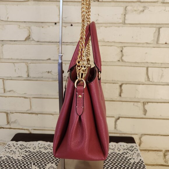 Like New Coach Sage Pink Leather Shoulder Bag Pure - Picture 5 of 15